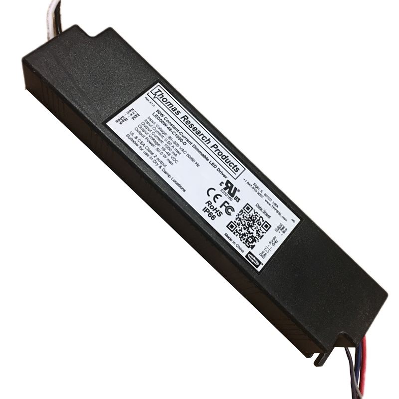 Thomas Research Constant Current Dimmable LED Driver LED50W-48-C1050-D 2 Lot of 